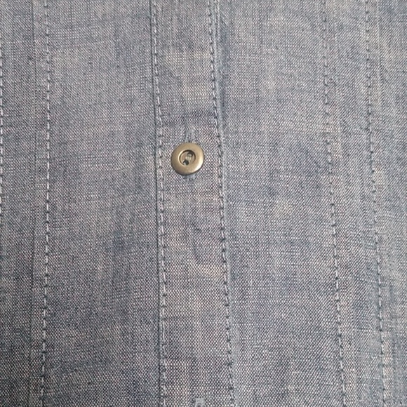 J. Jill Womens  Blue Chambray Shirt Dress Button down NWOT SIZE XL - Picture 2 of 14